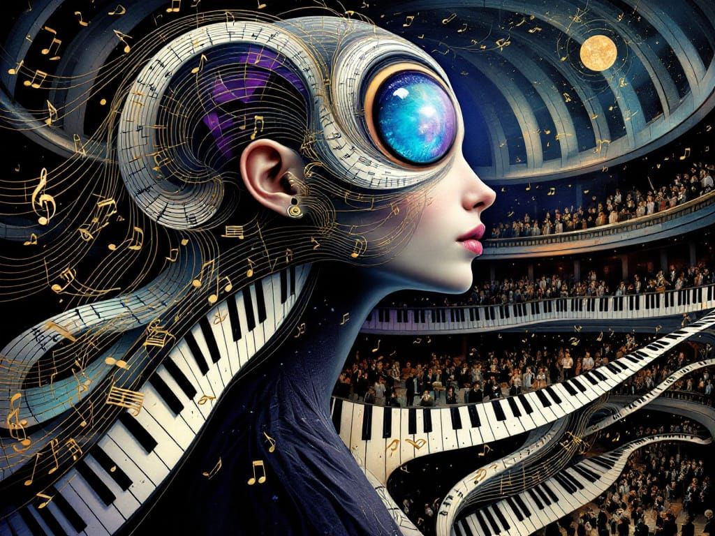 The Pianist  by @Mr Happy