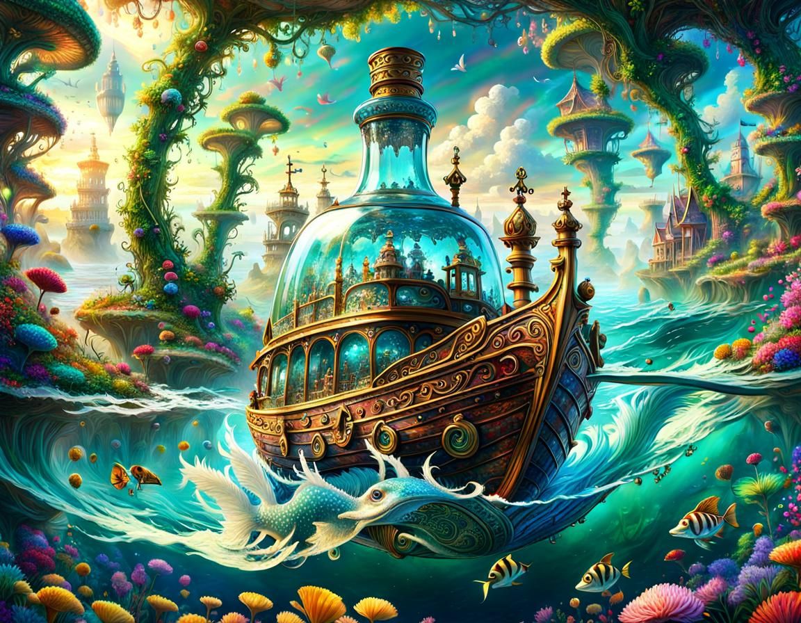bottle boat