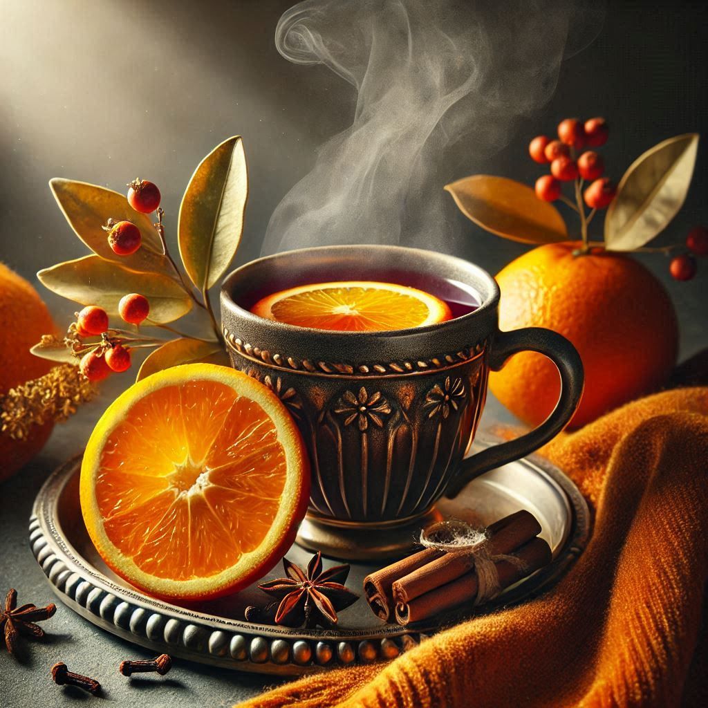 orange juice in the evening