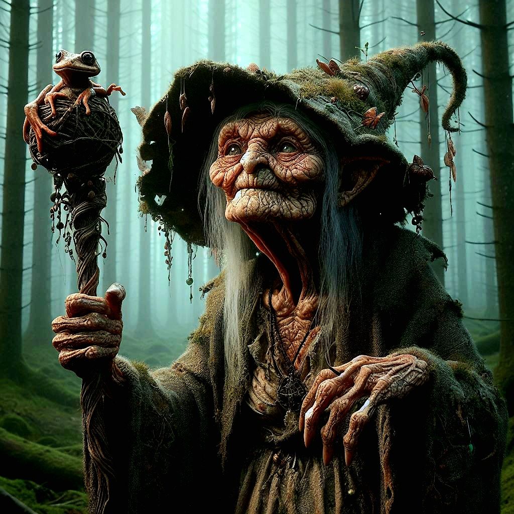 The old woman who lives in that shack by the swamp