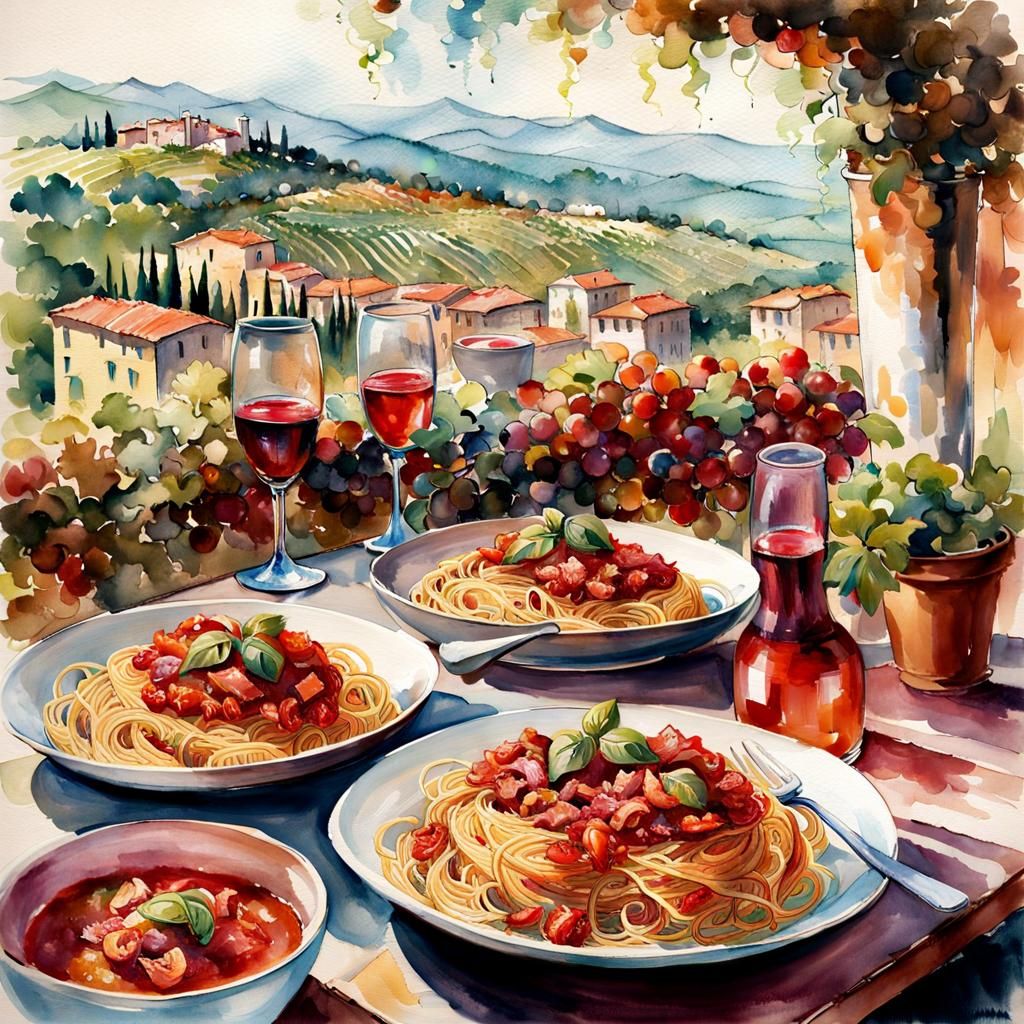 Tasty Pasta - Linguine Arrabiata with Pancetta  by @artsho