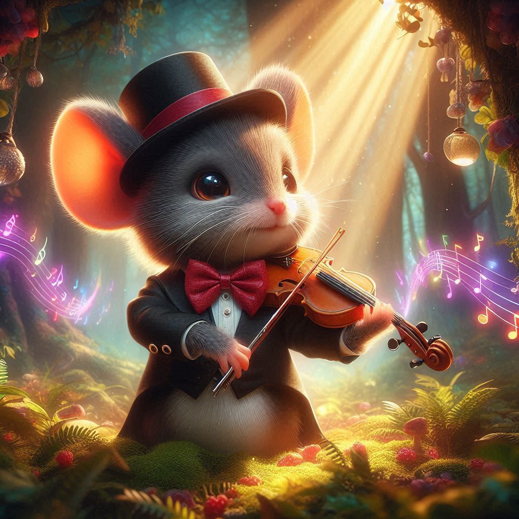 The Great Mouse Violinist! ..... Moustonio Vivaldi!