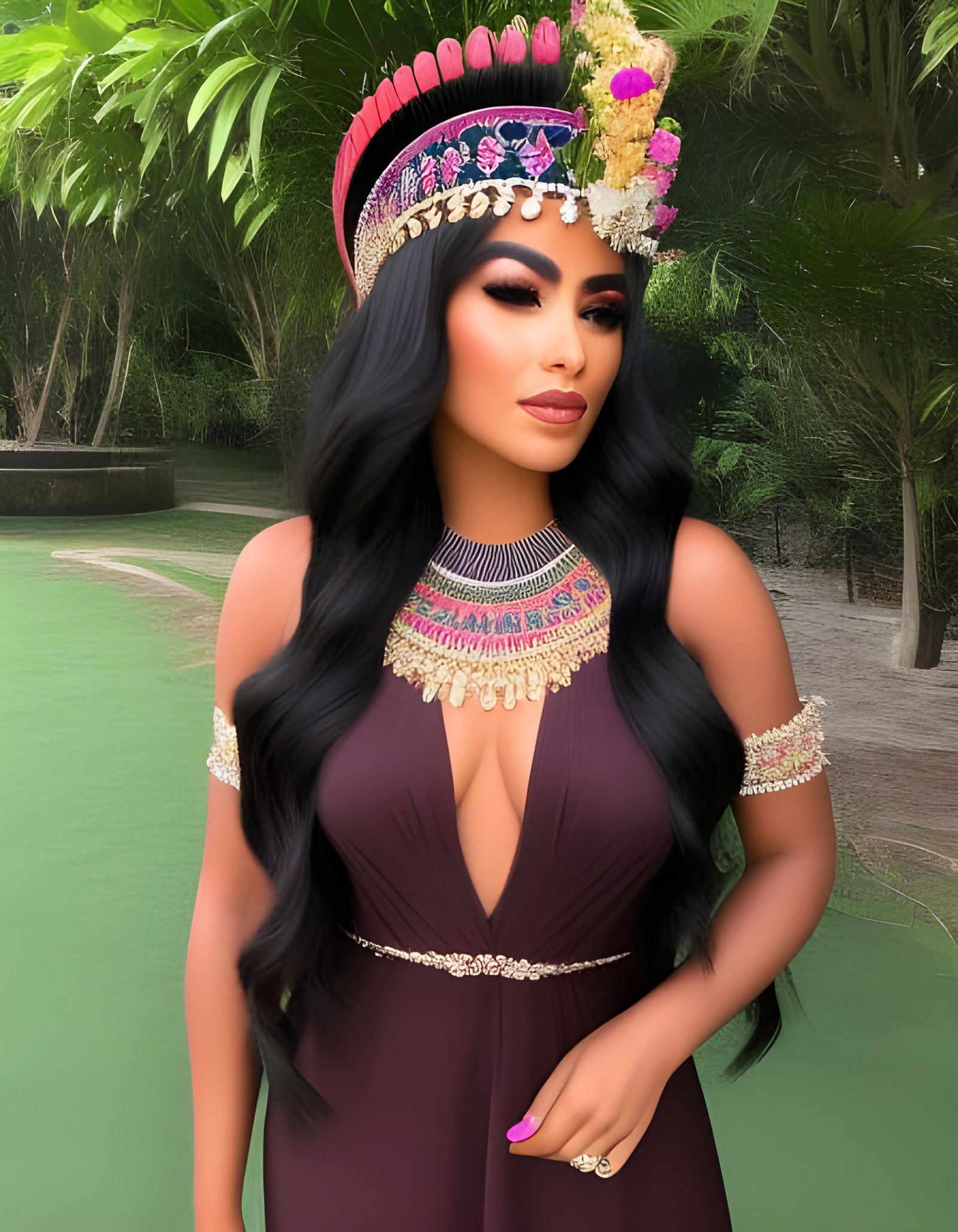 A Beautiful Mayan Goddess