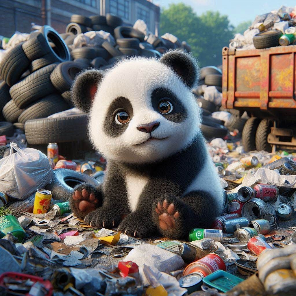 Cutie on junkyard  by @HannibalBarley