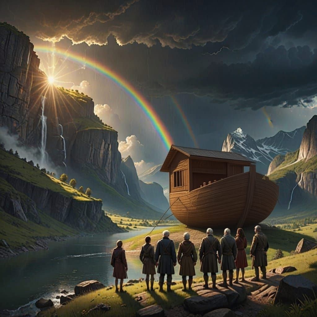 Never again will all life be cut off by the waters of a flood.