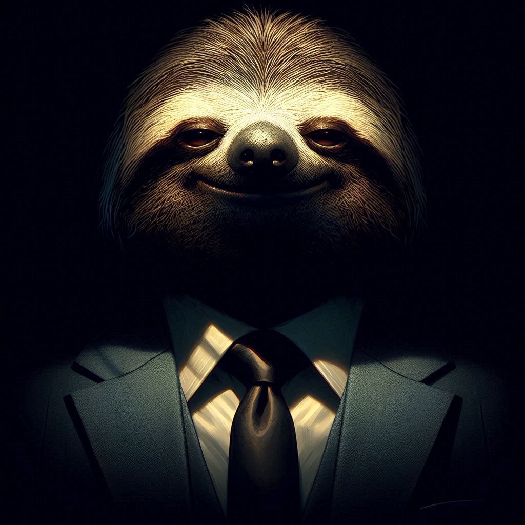 Sloth mafia boss