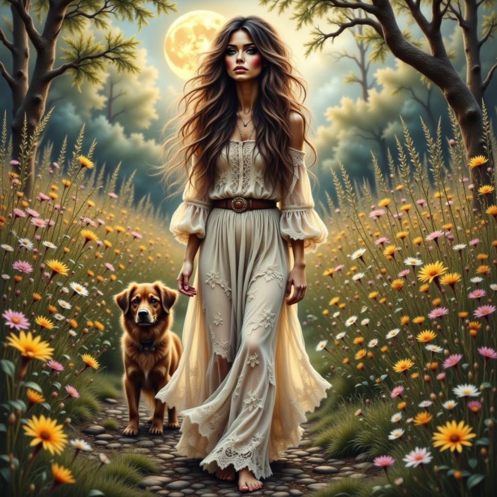 <lora:Bohemian Style Flux:1.0>