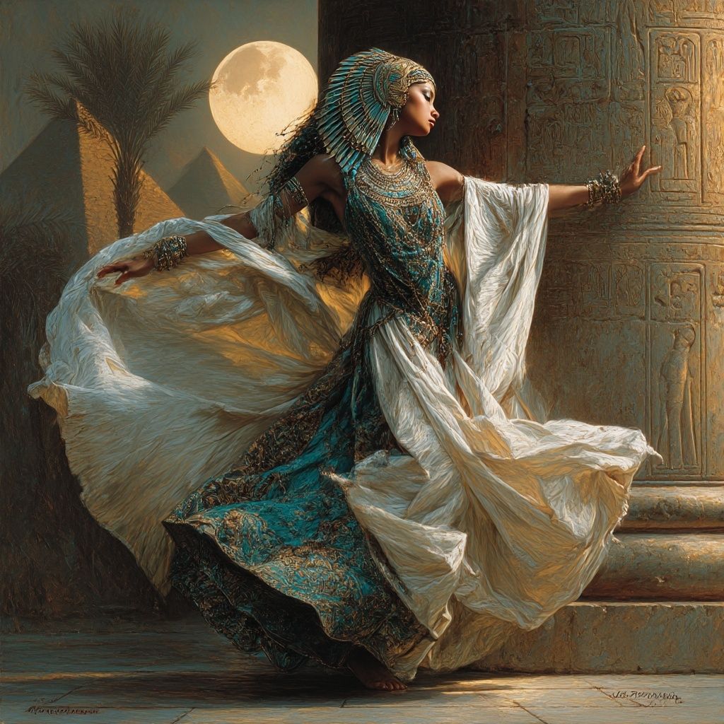 Whispers of the Nile: Dance Beneath the Eternal Sands