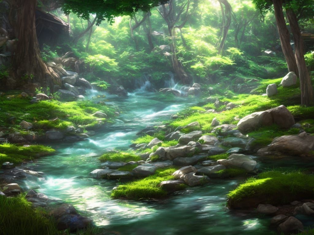 Moss Creek Woods  by @Raven-By-The-River