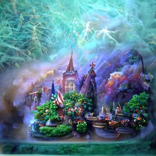 the court of miracles ethereal fantasy hyperdetailed mist Th...