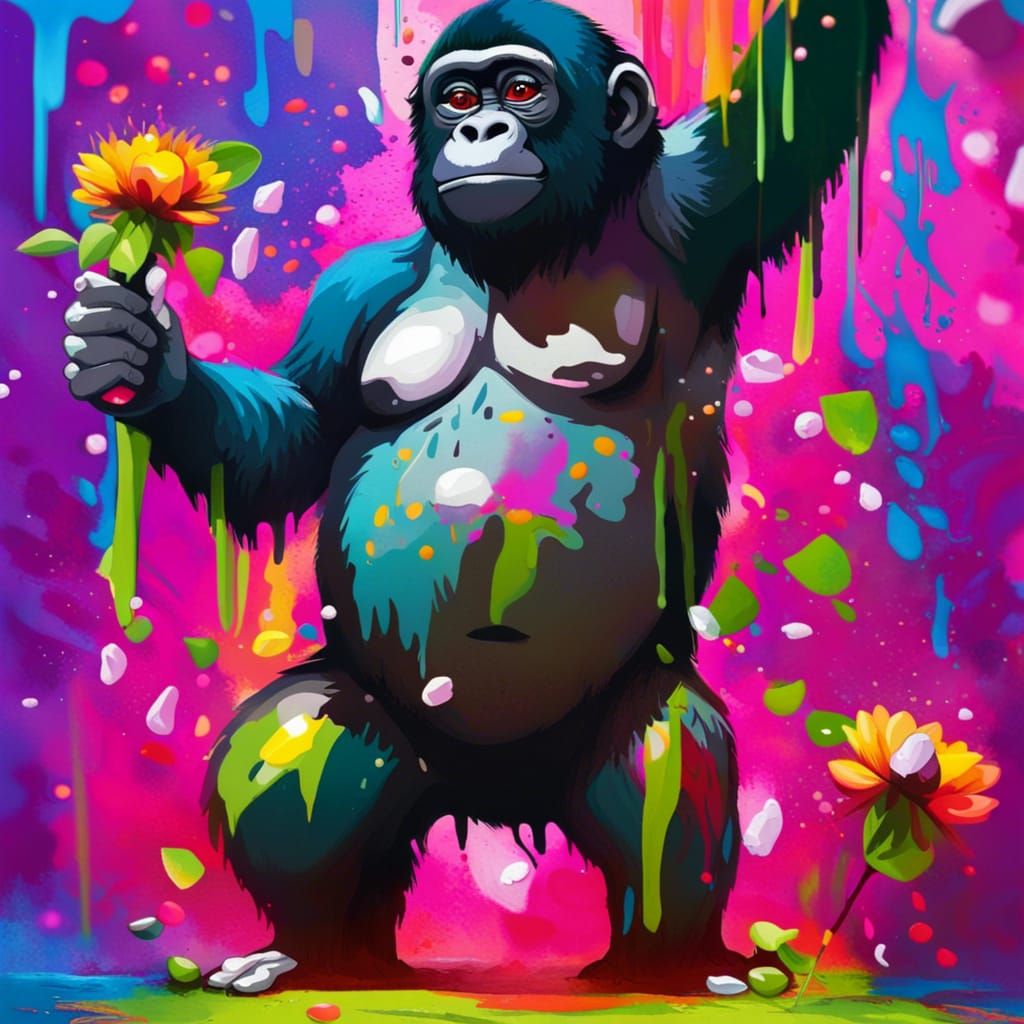 A flower to you! AI Generated Artwork NightCafe Creator