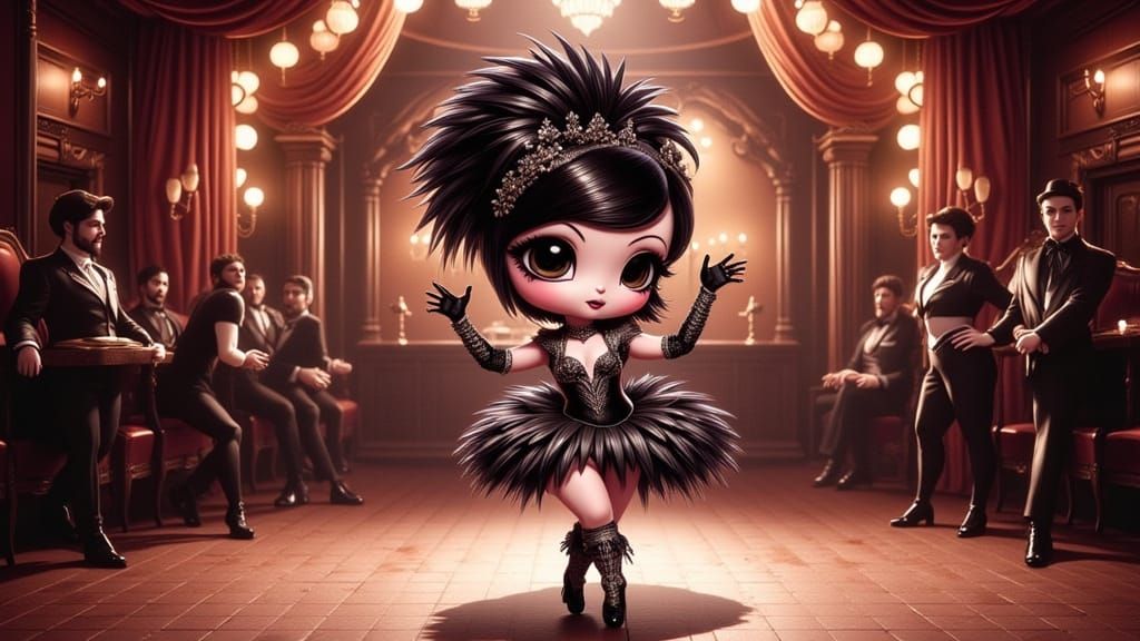 twirling and dancing