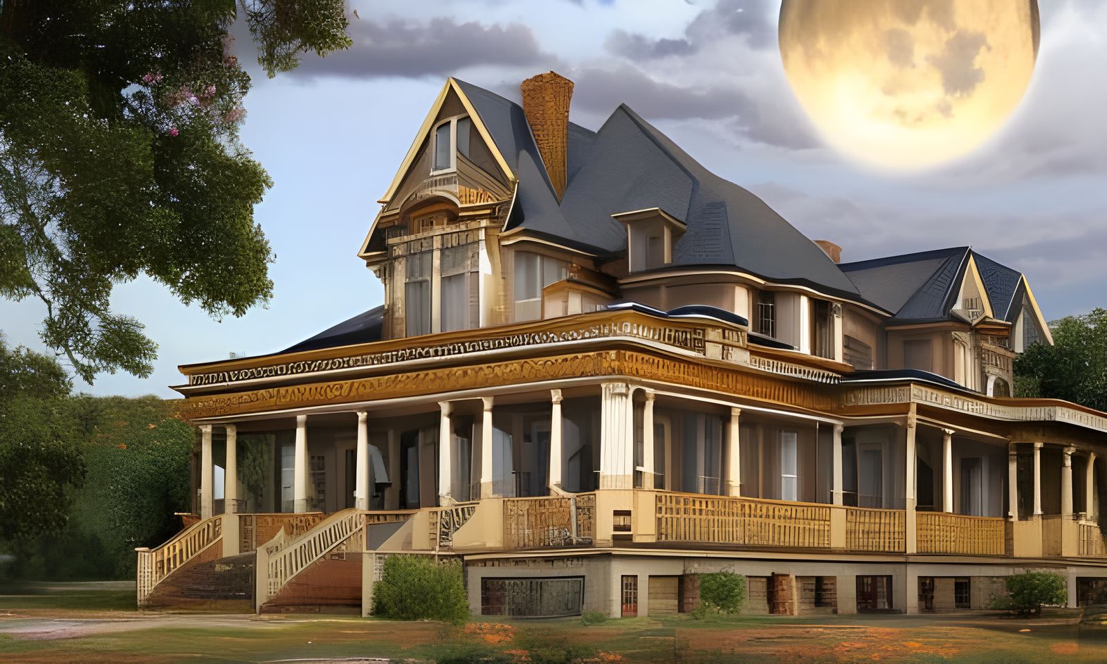 Vintage Victorian Mansion