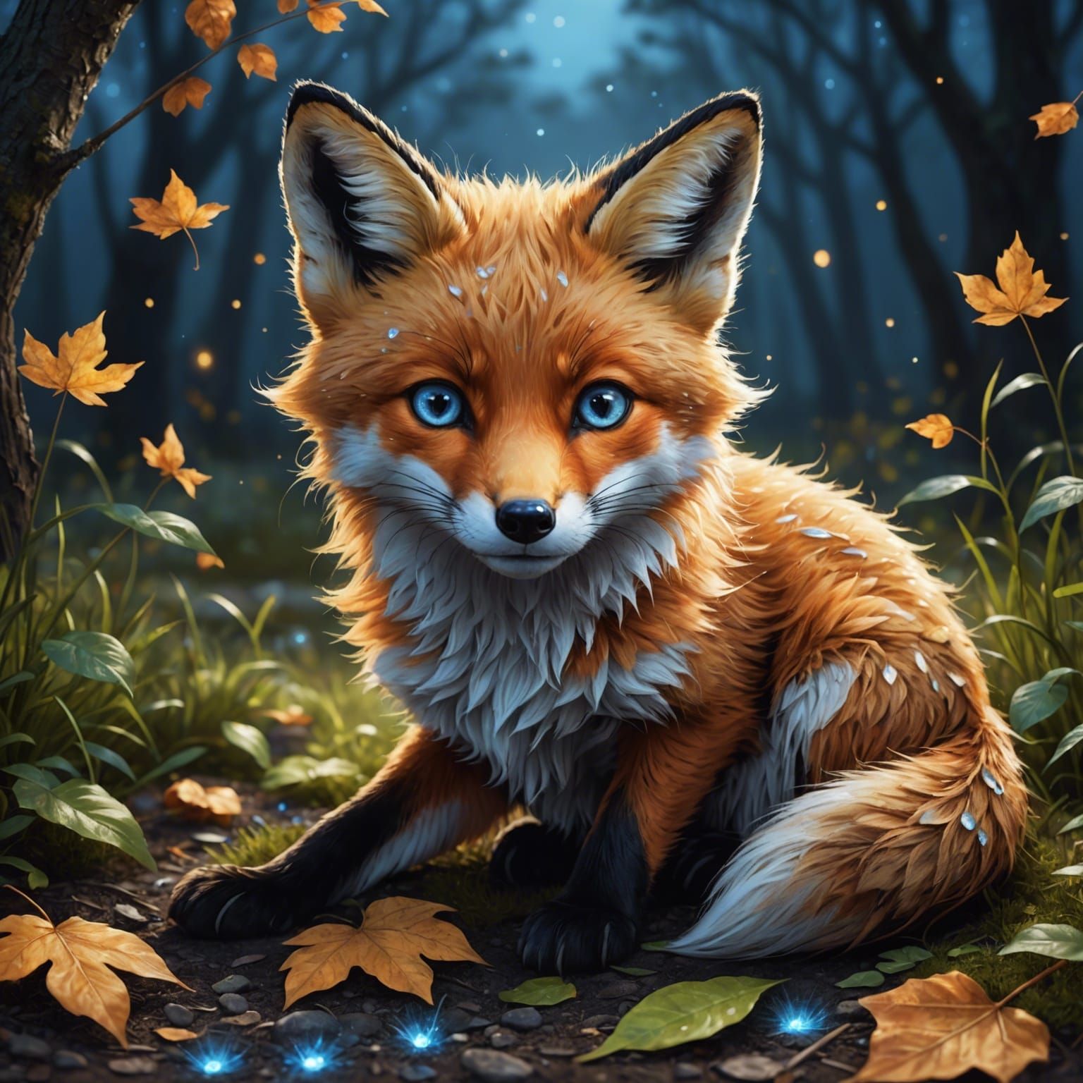 “The Leaves Surround Them”