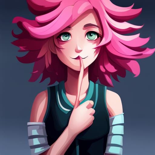 I just think her finger is funny
