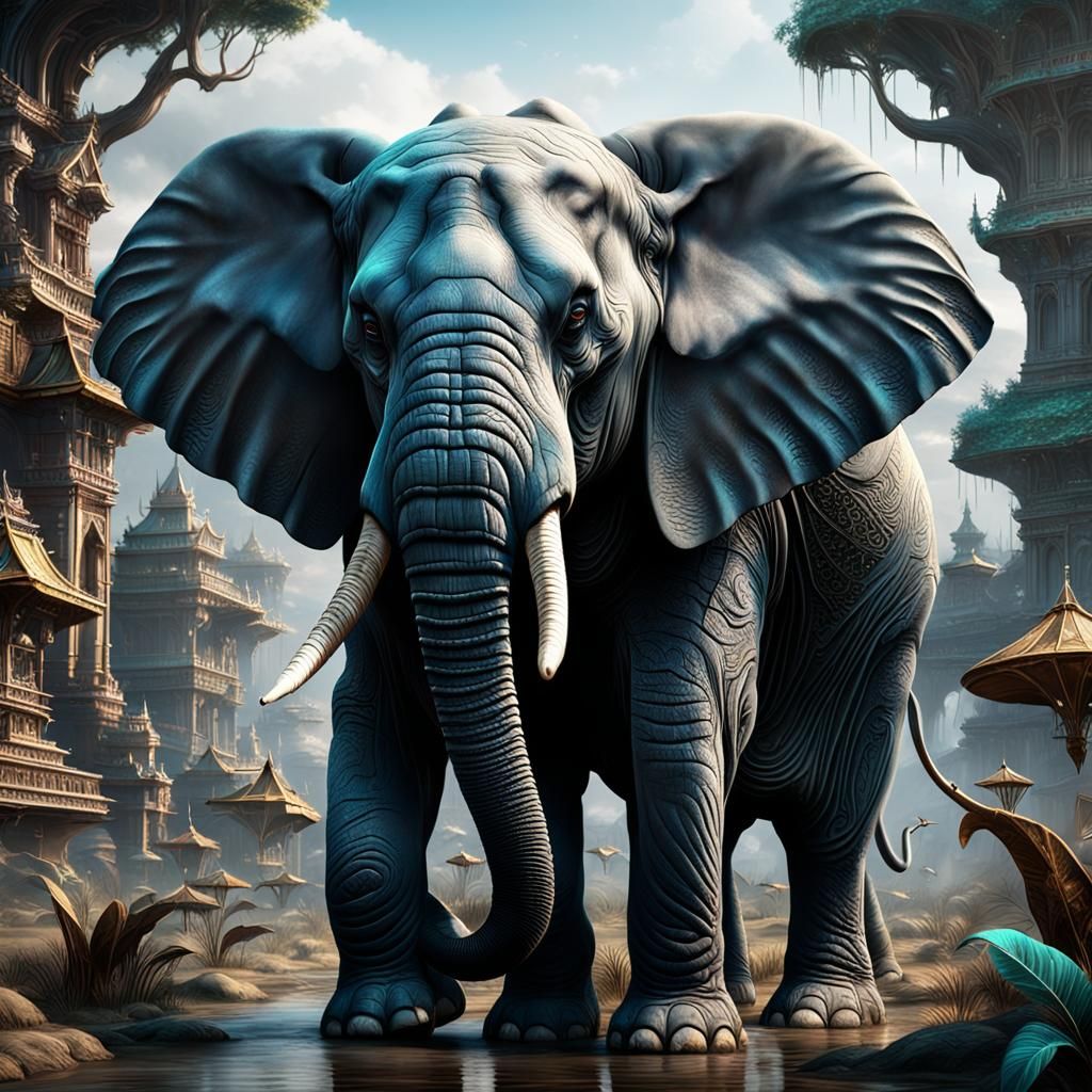 Rhino elephant hybrid
