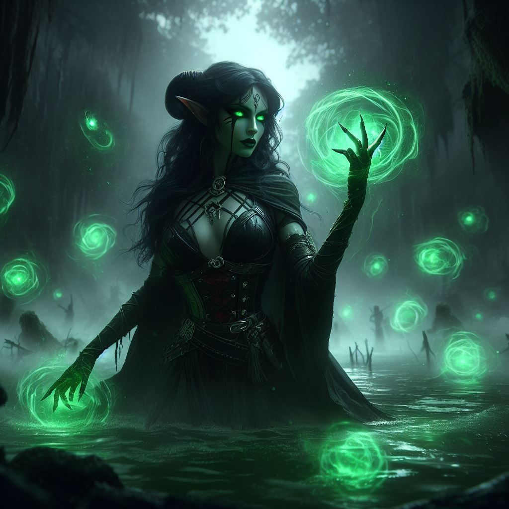 Half Elf Tiefling Necromancer