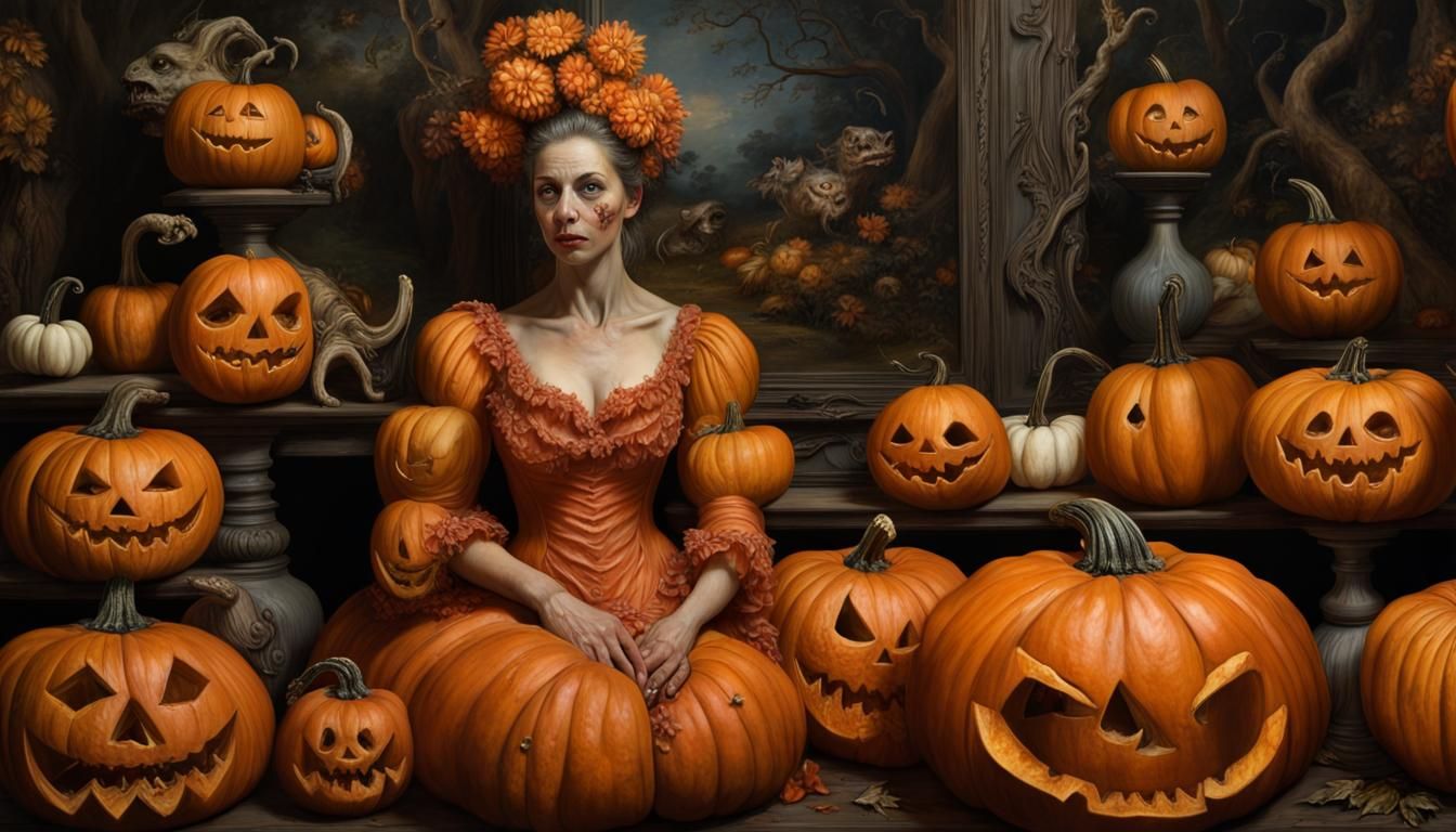 Enchanted Pumpkins I  by @Charlotte