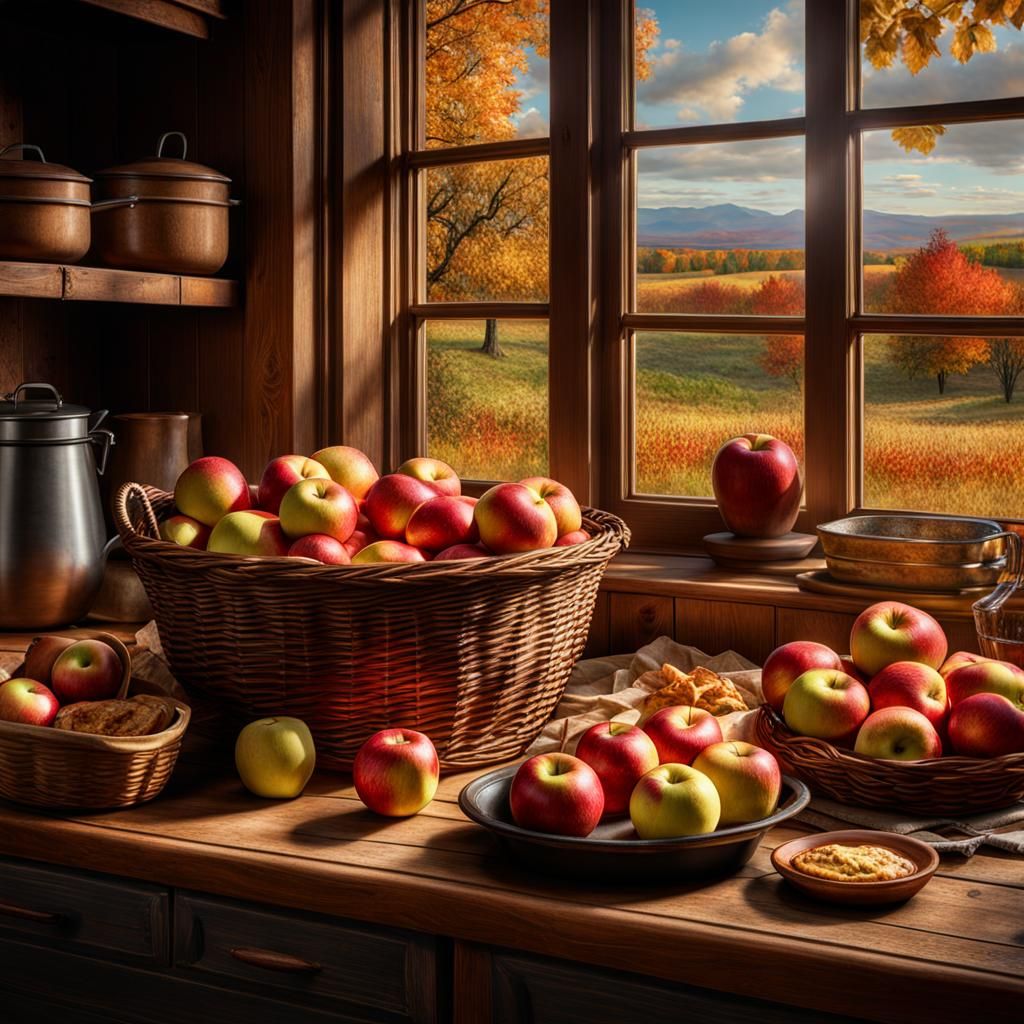 Apple Harvest  by @mightyminimoose