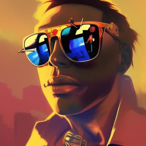 Gangstar Rap Man AI Generated Artwork NightCafe Creator gangstar-rap-man-ai-generated-artwork-nightcafe-creator