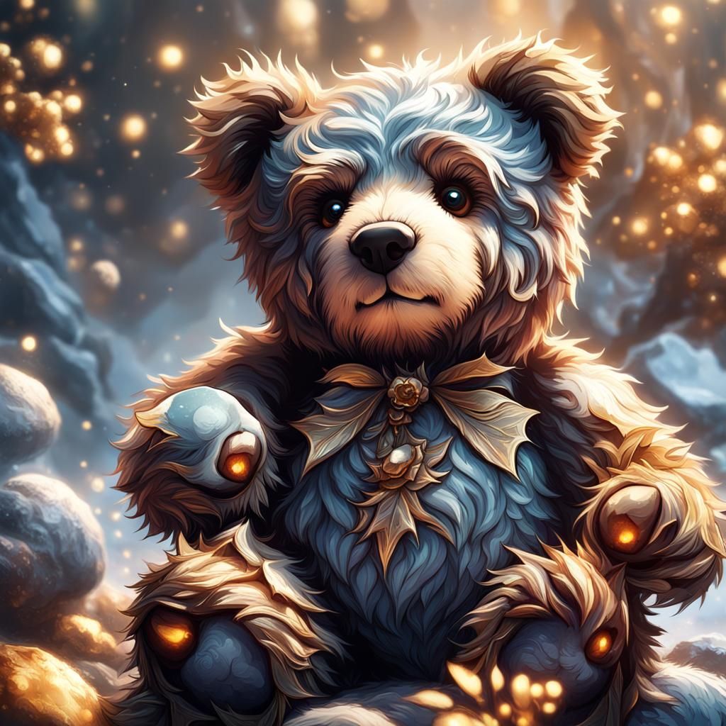 Teddy bear  by @Quibbles
