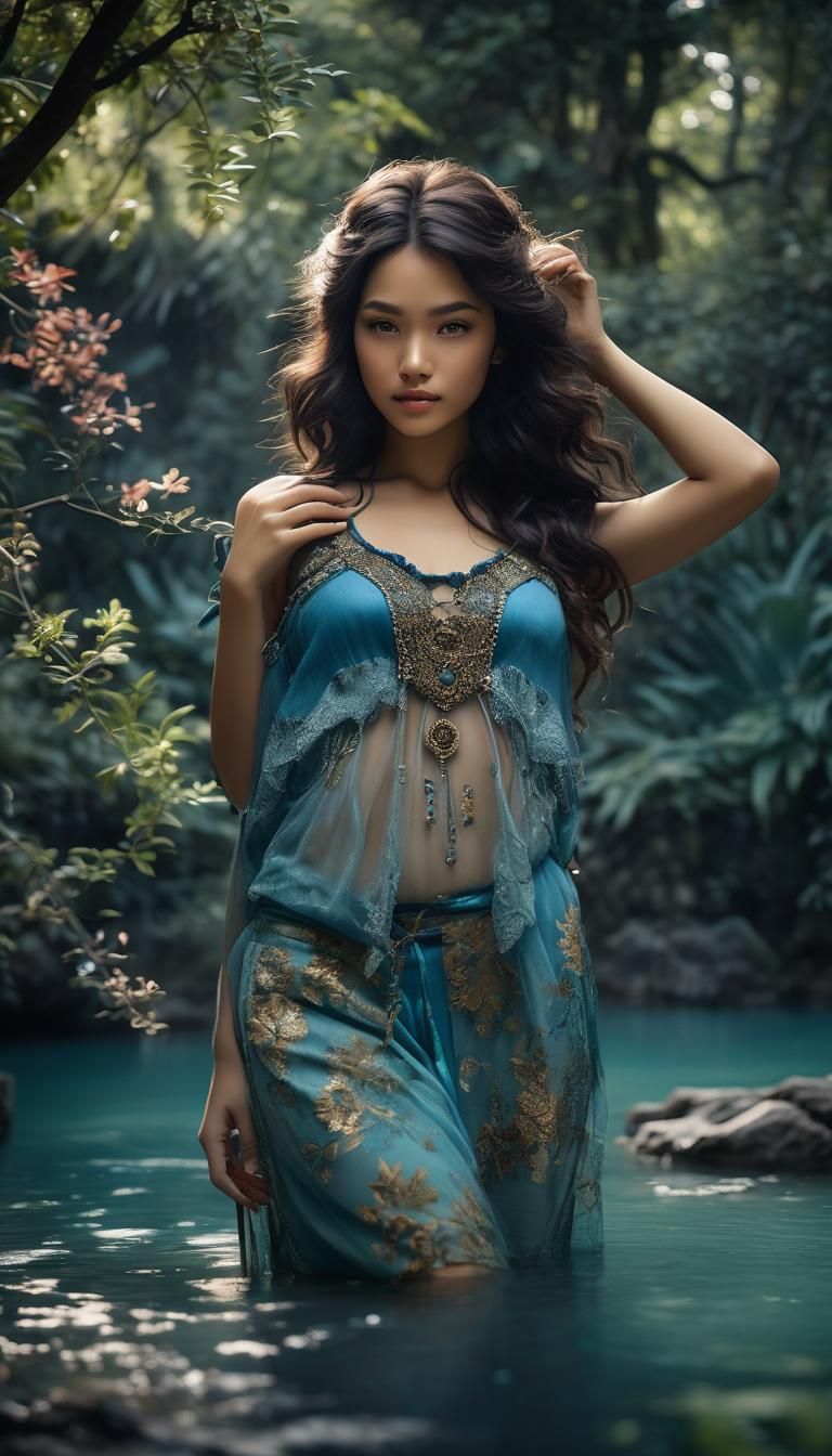 (Professional Photography Bokeh Portrait, (((dreamy))) (((gr...