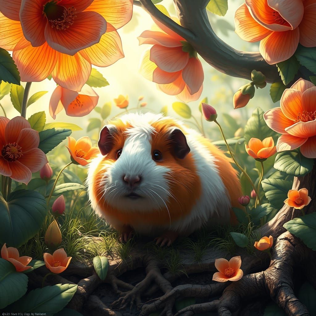  guinea pig   by @Pukinette