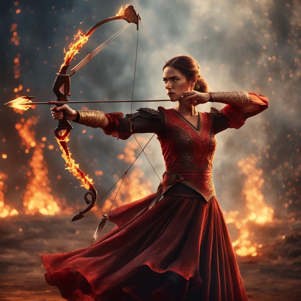Fire Archer  by @Raven