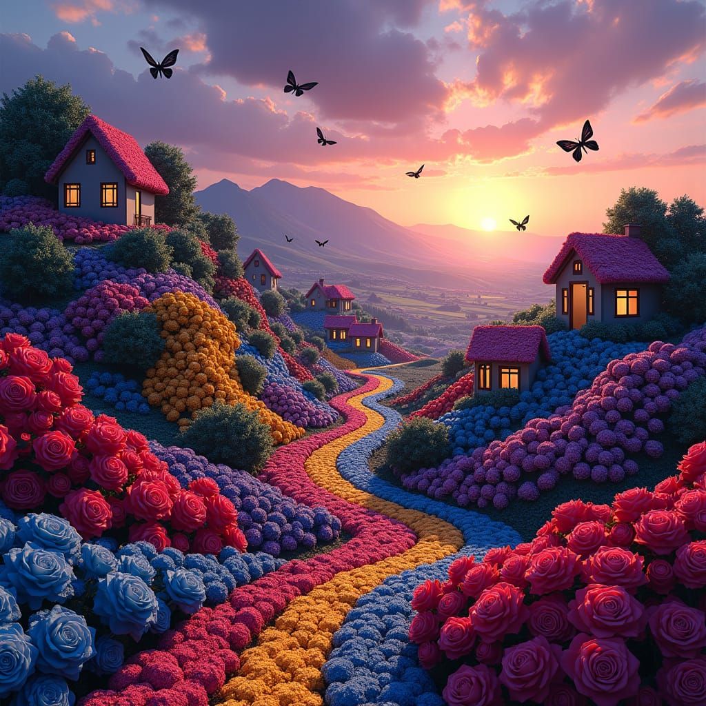 All things made of roses