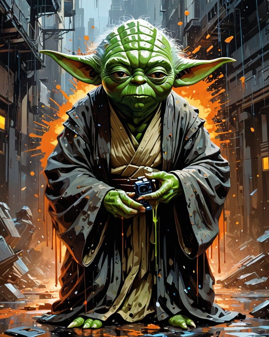 Cyberpunk Yoda