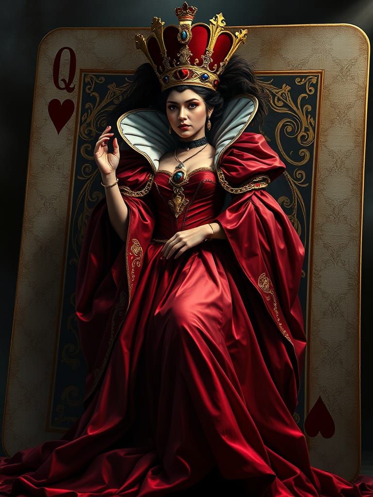 Queen of Hearts  by @Tolino