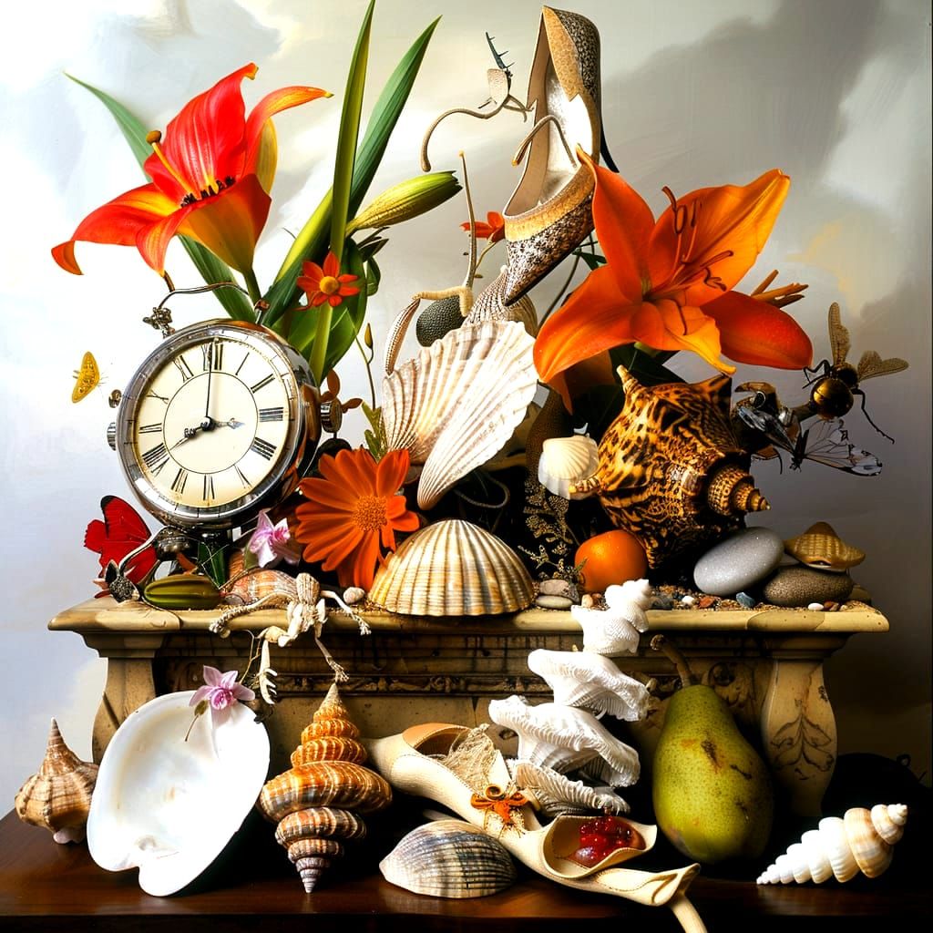 Ikebana-inspired fantasy