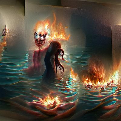 Burning vs drowning