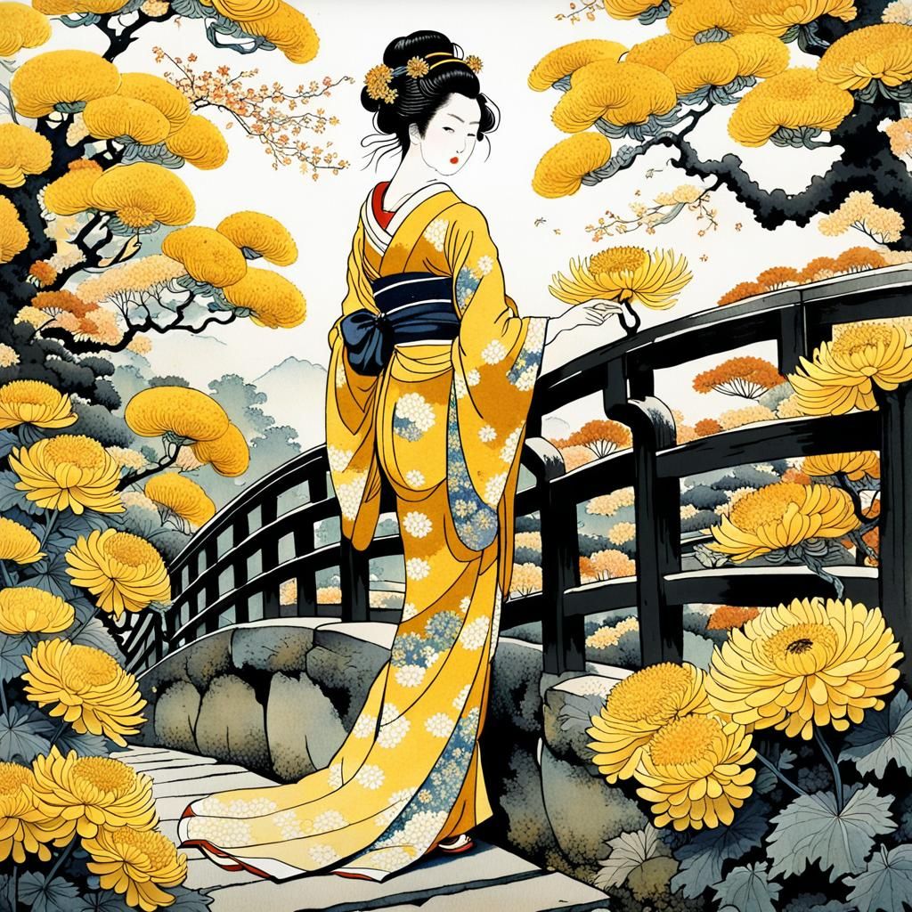 Ukiyo-e  by @AlfredStephen