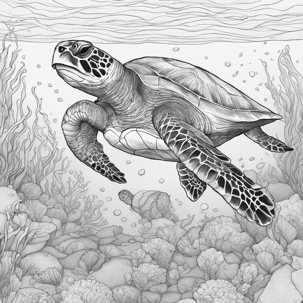 How to Draw a Turtle - Making Turtle Drawing Easy for Beginners