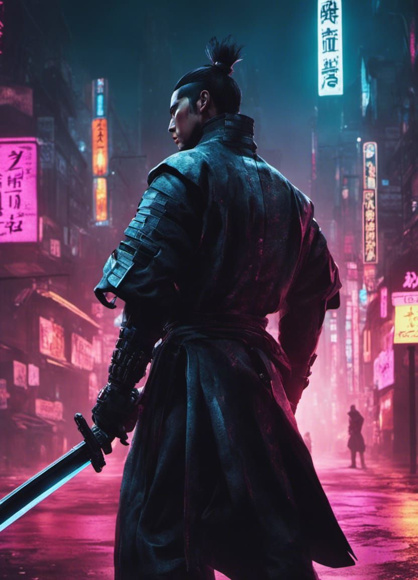 Neon Swordsman