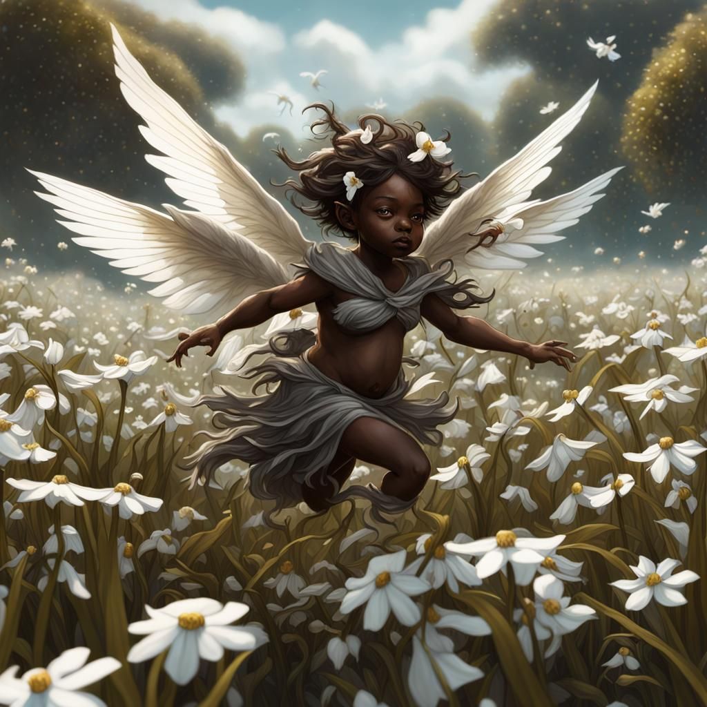 Dance of the Paperwhite Fairy  by @Kort