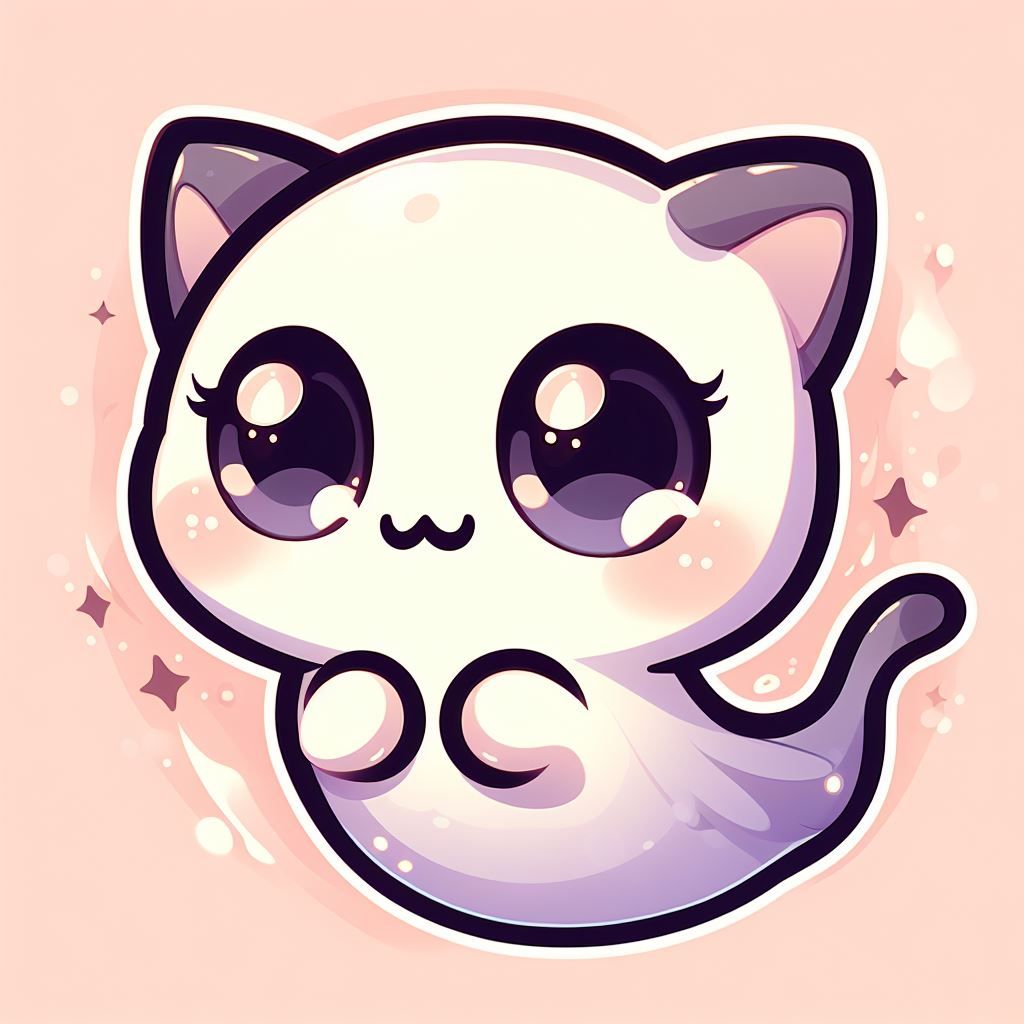Cute Cat Ghost
