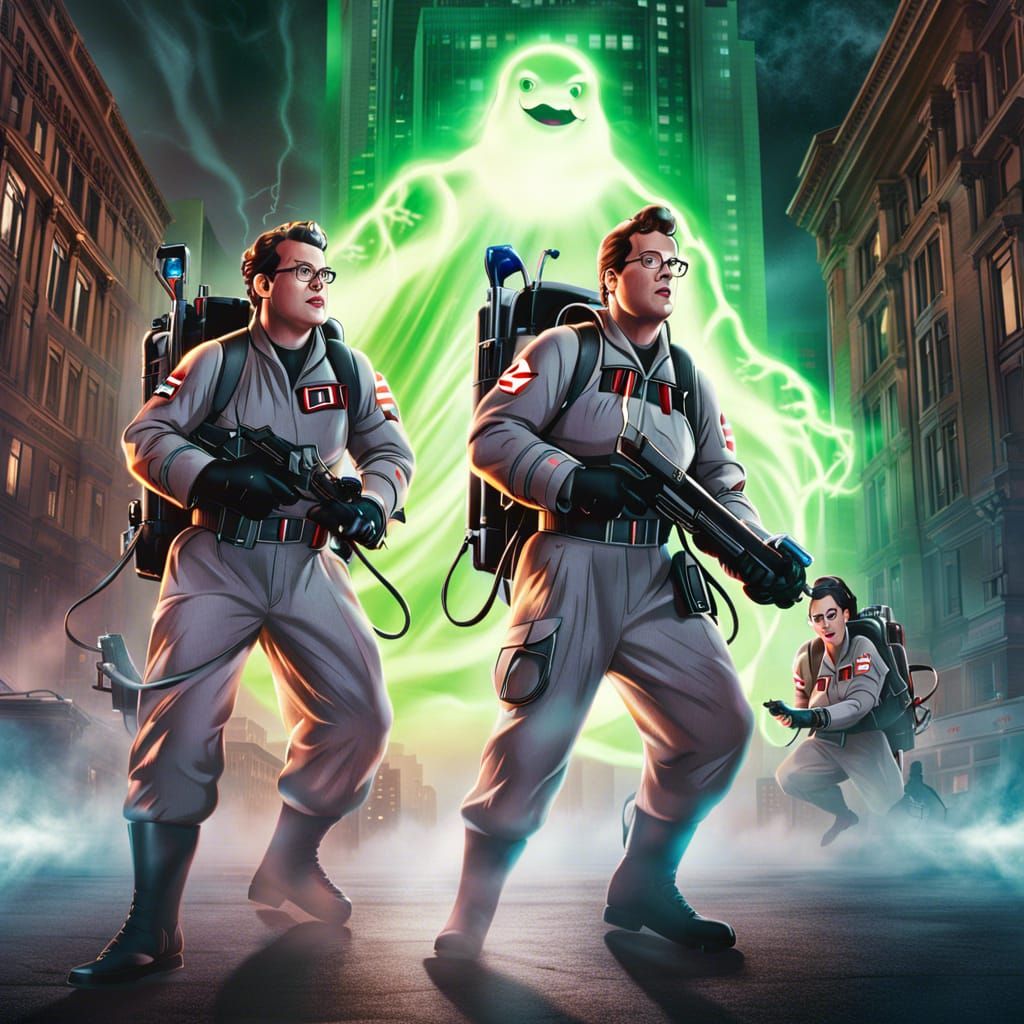 Who you gonna call? Ghostbusters!  by @Nathalie