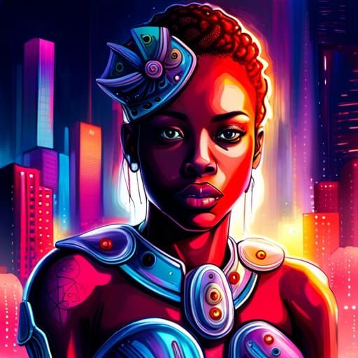 African Girl - AI Generated Artwork - NightCafe Creator