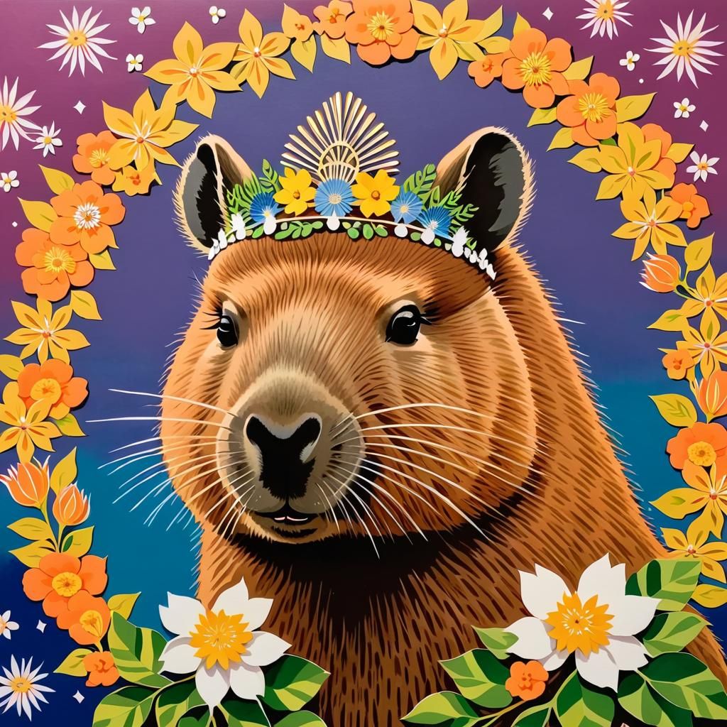 Capybara by Stella Da Remo.