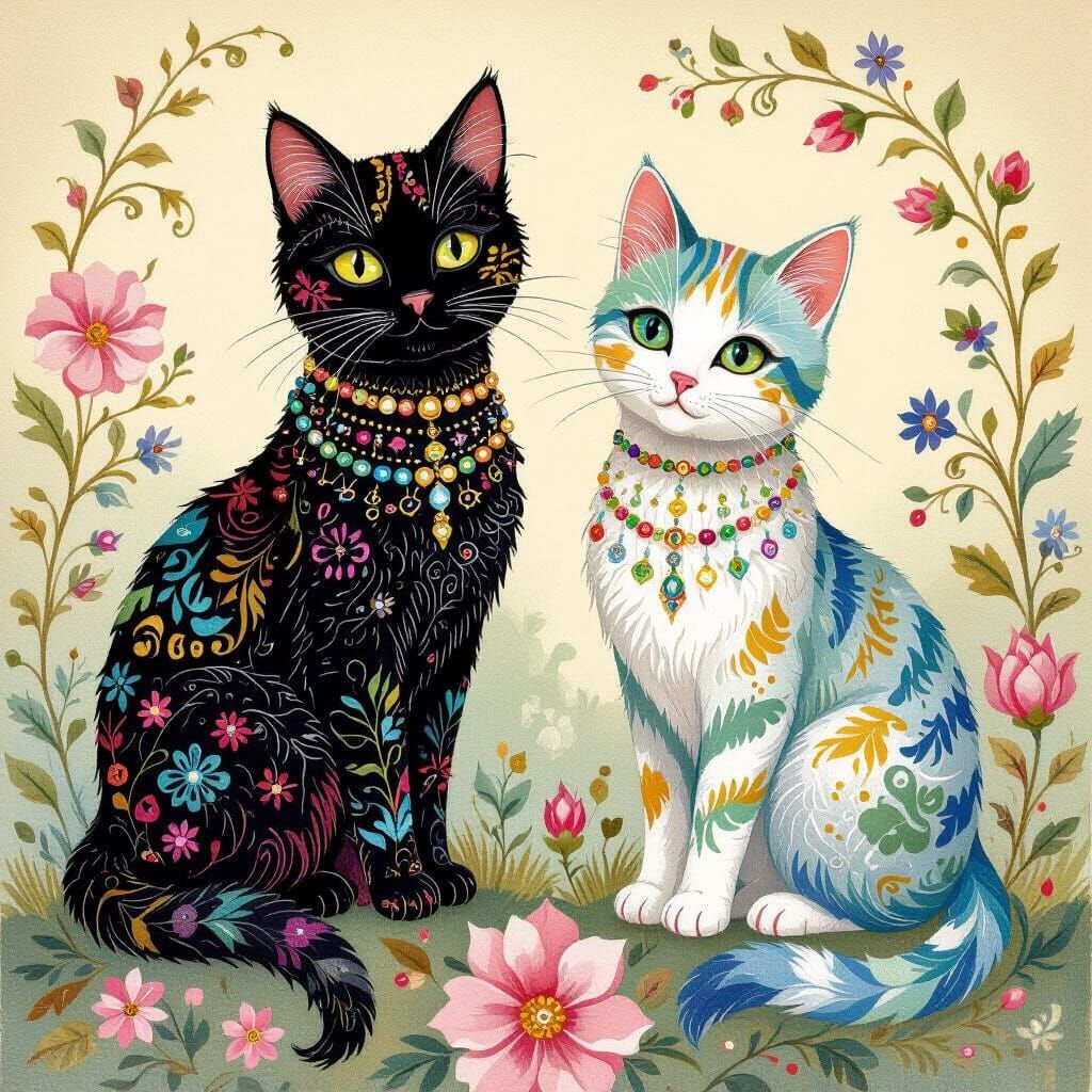 Cats   by @Plektani-Art