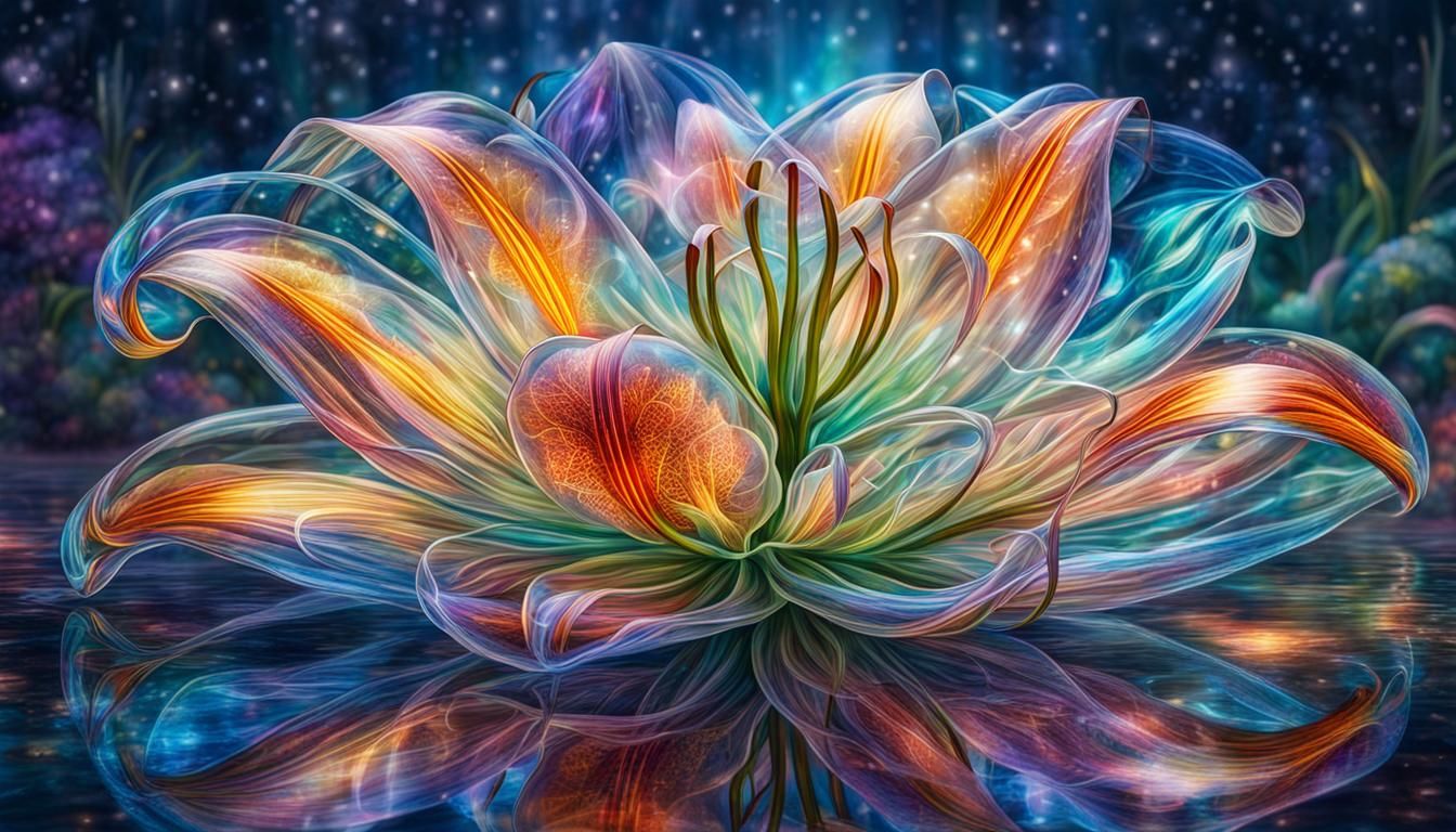 glass lily  by @Ghexghe