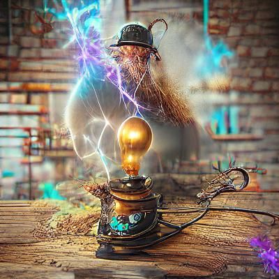 Wizard casting a Spell