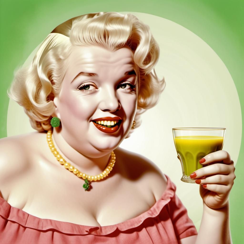   Marilyn Monroe  vegetable juice
