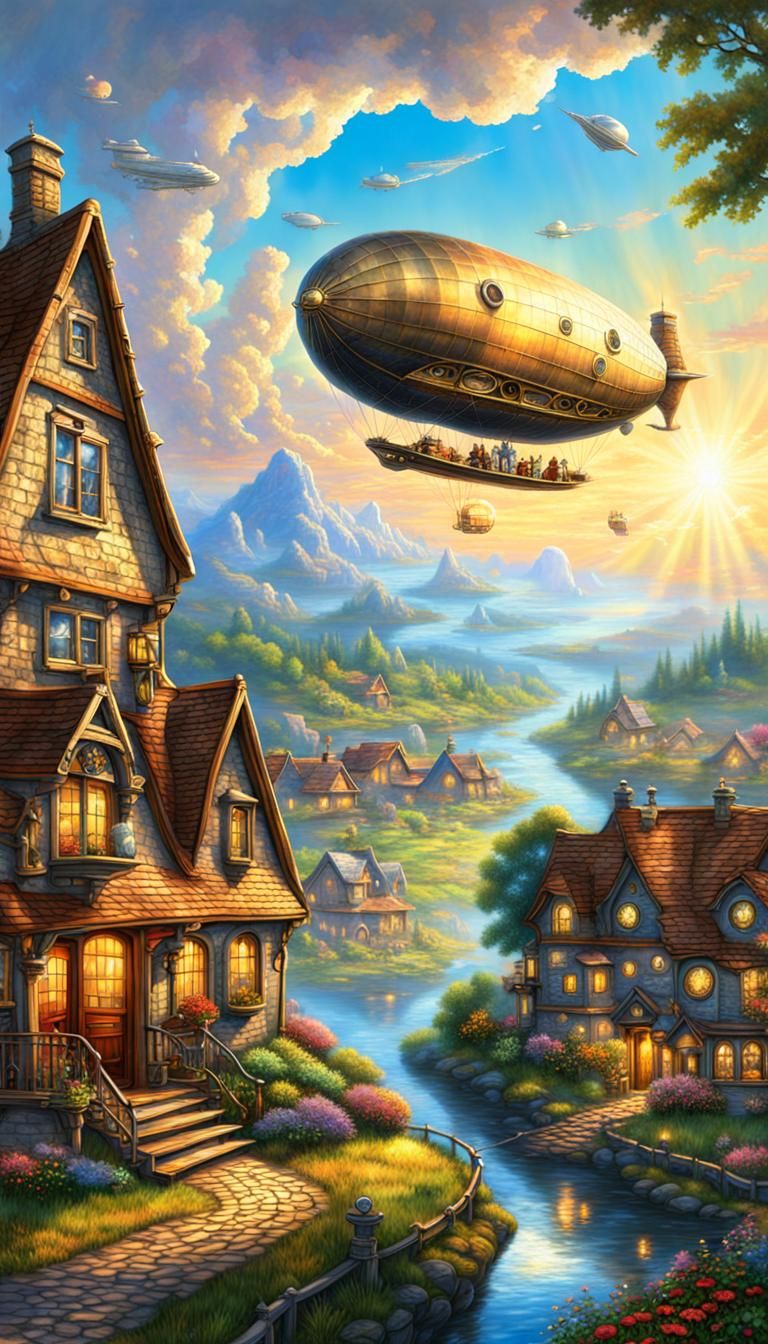 Steampunk Airship