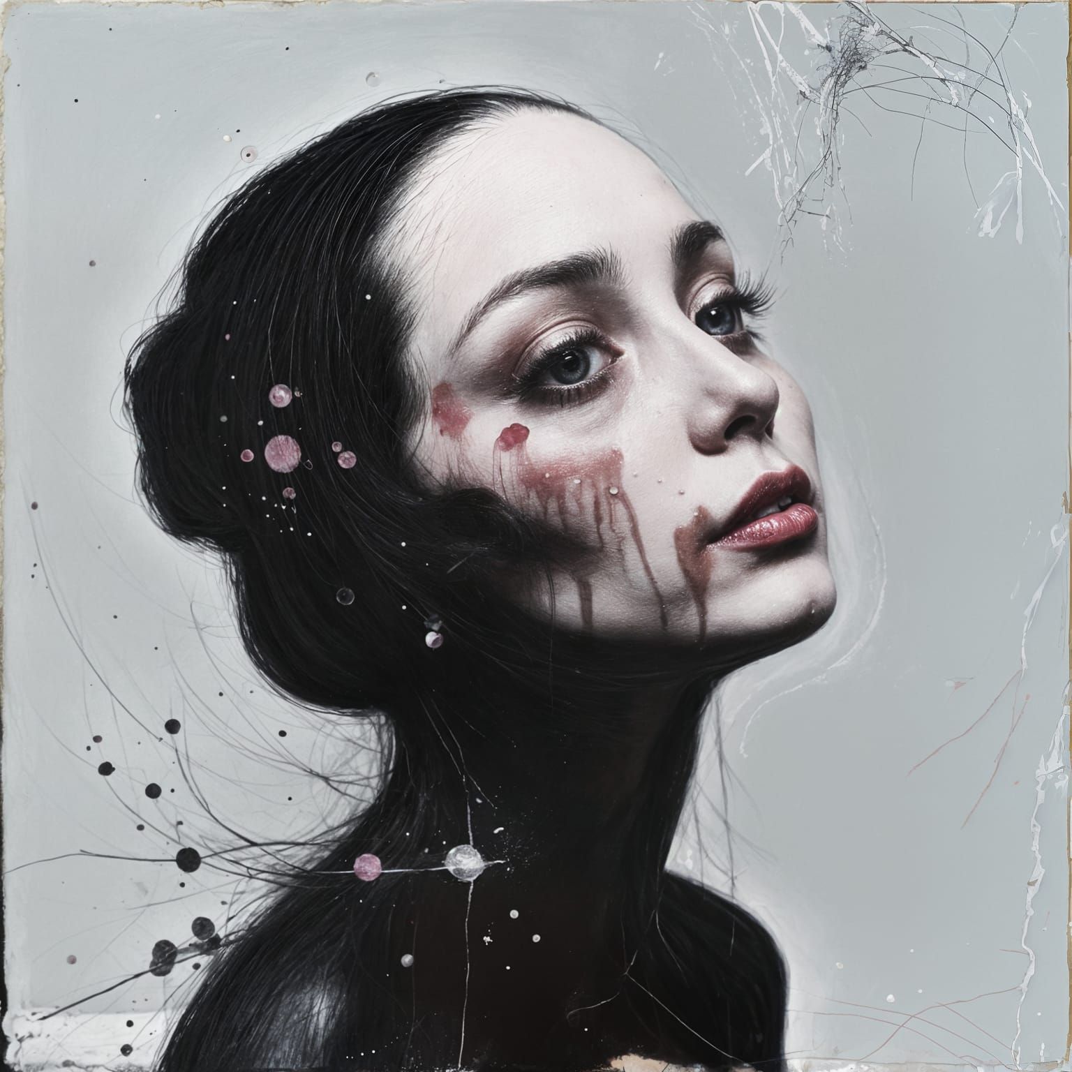 Frenzied Portrait of a Wretched Figure