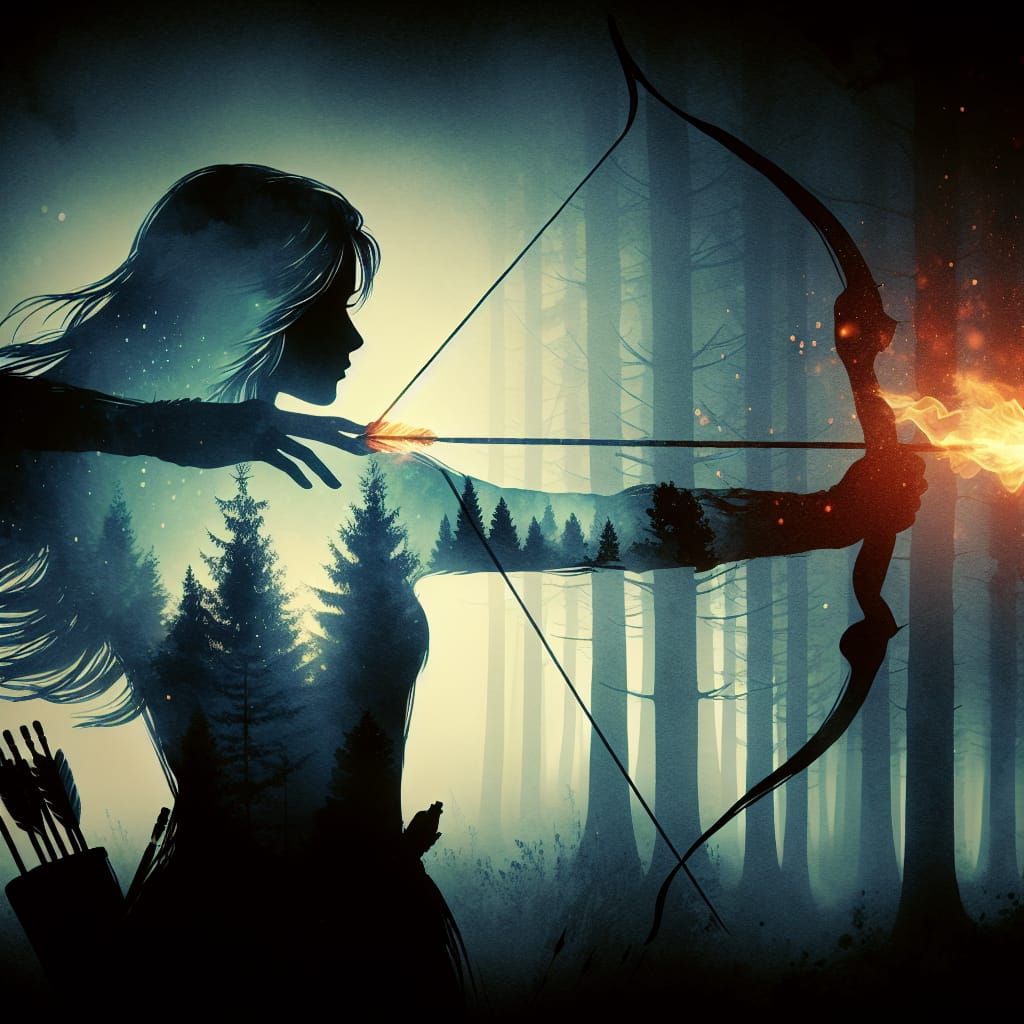 Beautiful huntress   by @Sarah