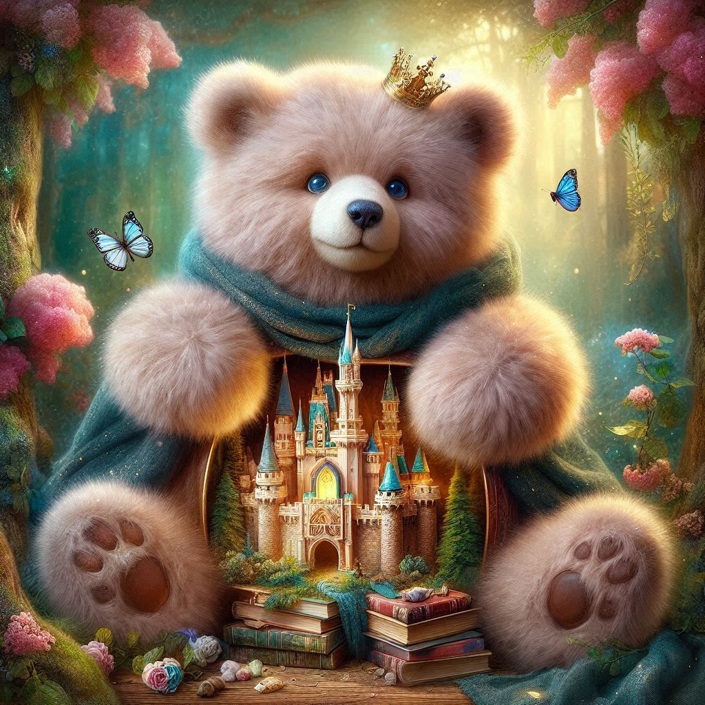bear with castle
