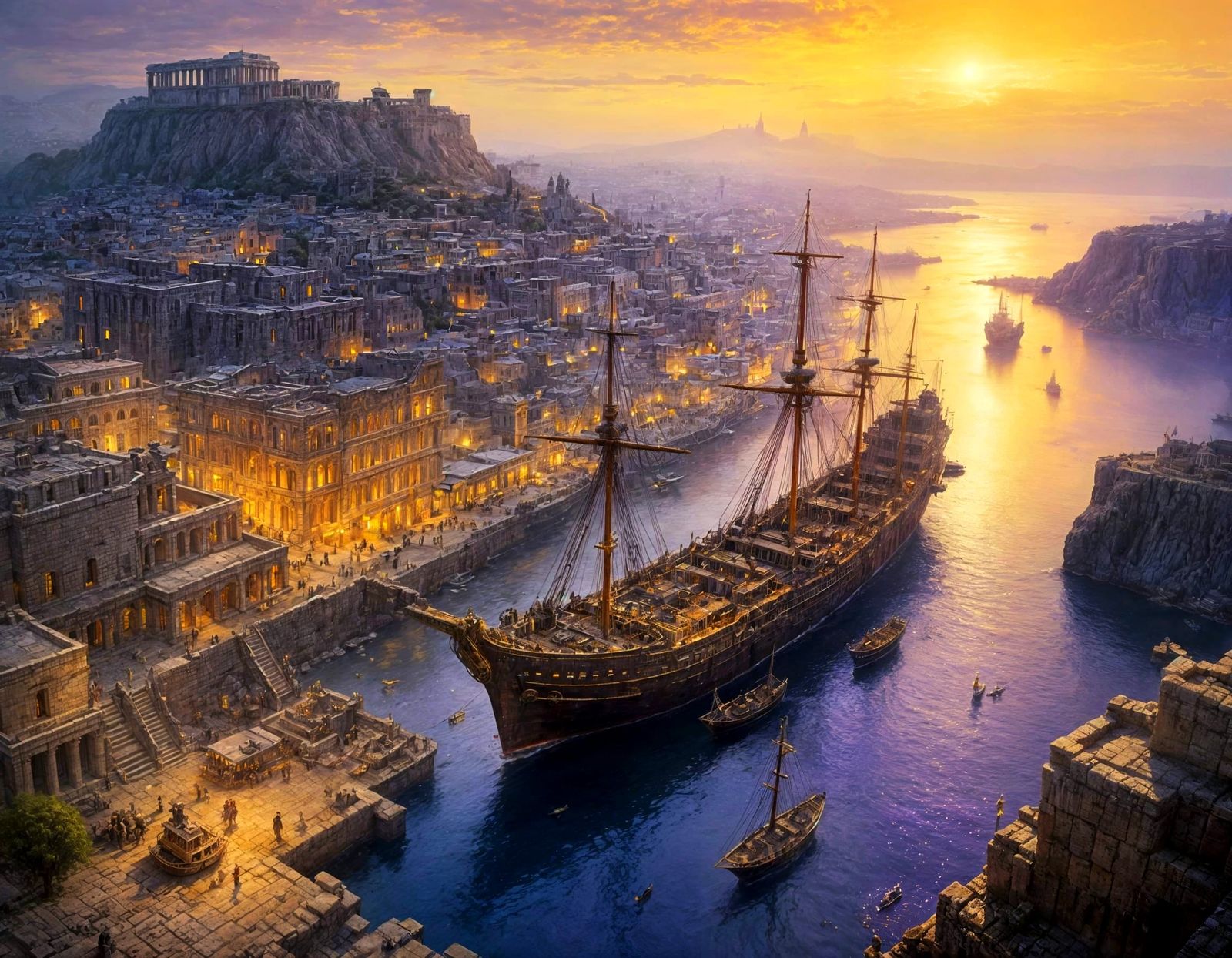 Majesty from Above: The Port of Legends  by @Nikko P